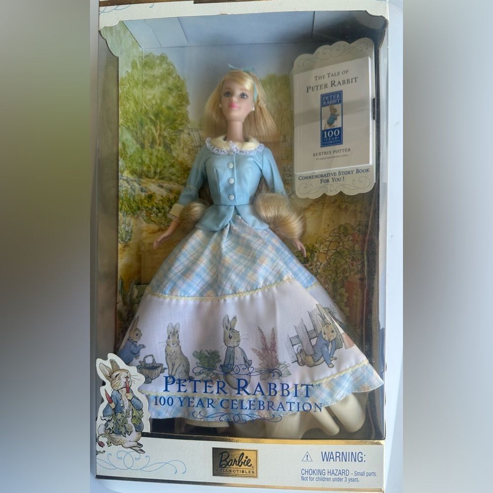 Vintage New 100 Year Anniversary Barbie Celebration Peter Rabbit Doll